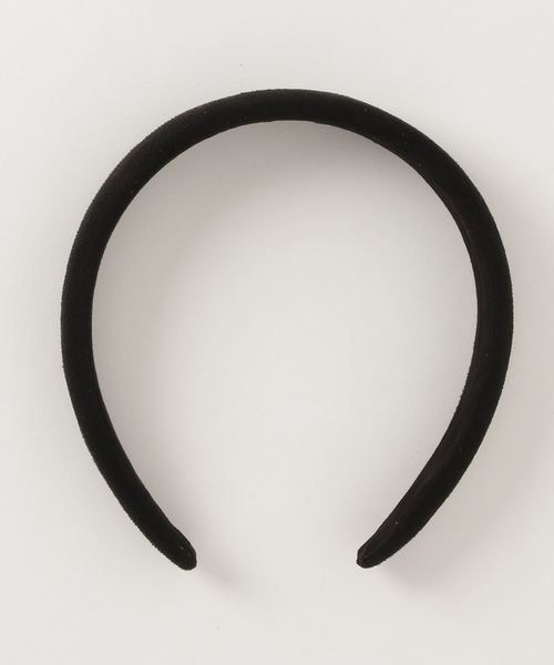 WEGO（ウィゴー）の「WEGO/ワイドフェイクスエードカチューシャ（カチューシャ・レディース・ブラック/ベージュ/キャメル・FREE）」の2枚目の写真