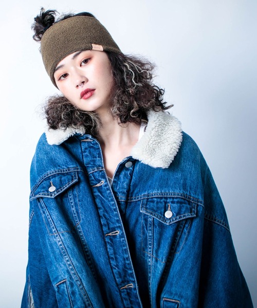 sunista（サニスタ）の「【sunista/サニスタ】 THICK leather / COOL MAX HAIR BAND（ヘアバンド・レディース・チャコール/ベージュ/カーキ/ブラック/ネイビー・FREE）」の11枚目の写真