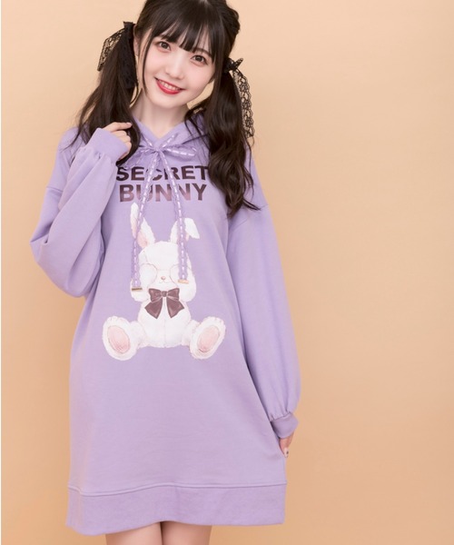 Secret Honey（シークレットハニー）の「うさぎプリントパーカー