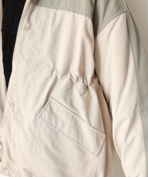 one after another NICE CLAUP（ワンアフターアナザーナイスクラップ）の「ライナーセット2wayブルゾン（ブルゾン・レディース・アイボリー/グレー/ベージュ・FREE）」の17枚目の写真