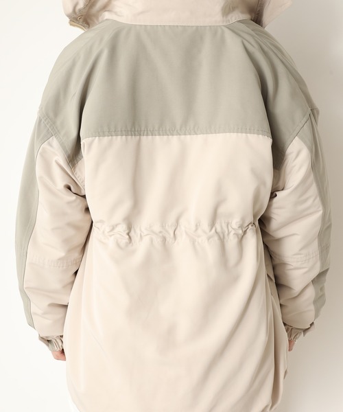 one after another NICE CLAUP（ワンアフターアナザーナイスクラップ）の「ライナーセット2wayブルゾン（ブルゾン・レディース・アイボリー/グレー/ベージュ・FREE）」の22枚目の写真