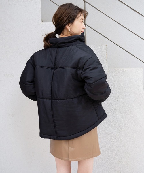 one after another NICE CLAUP（ワンアフターアナザーナイスクラップ）の「ライナーセット2wayブルゾン（ブルゾン・レディース・アイボリー/グレー/ベージュ・FREE）」の12枚目の写真