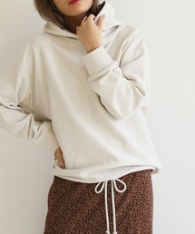 SLOBE IENA | 裏毛ドロストフードパーカー【手洗い可能】◆(パーカー)