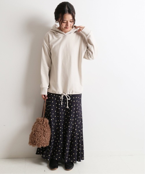 THE NORTH FACE  SLOBE IENA フードパーカー 完売品 セール】裏毛ドロストフードパーカー【手洗い可能】◇（パーカー