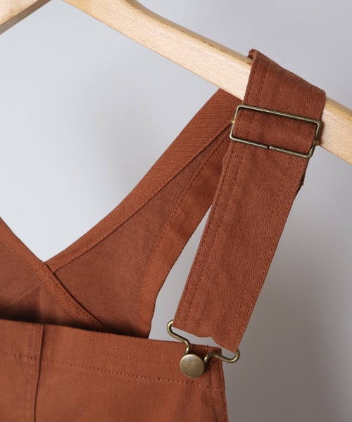 POWER TO THE PEOPLE（パワートゥーザピープル）の「POWER TO THE PEOPLE MOVINGオーバーオール（サロペット/オーバーオール・メンズ・ブラック/ベージュ/ブラウン/アイボリー/ダークオレンジ・LL/M/L）」の9枚目の写真