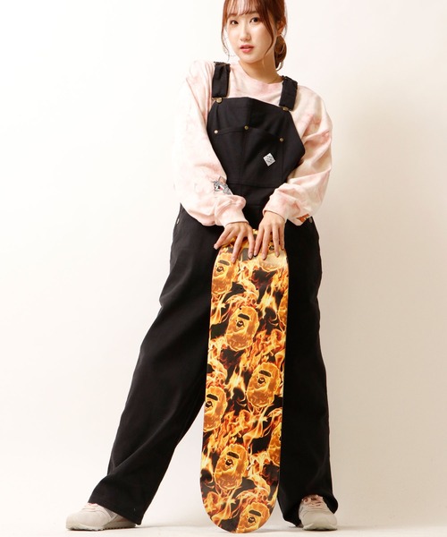 POWER TO THE PEOPLE ダークオレンジ　M オーバーオール POWER TO THE PEOPLE（パワートゥーザピープル）の「POWER TO