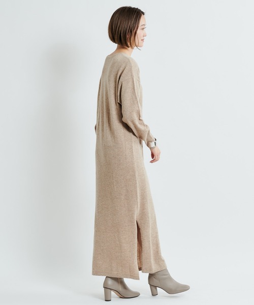 DouDou(ドゥドゥ)の「ニットセットワンピース(ワンピース・レディース・オフホワイト/ベージュ/ブルー・FREE)」の20枚目の写真