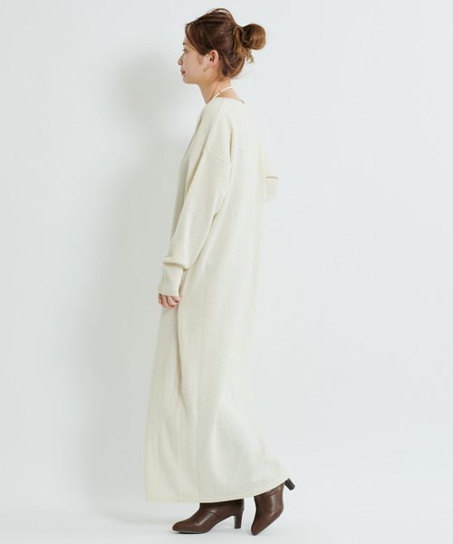 DouDou(ドゥドゥ)の「ニットセットワンピース(ワンピース・レディース・オフホワイト/ベージュ/ブルー・FREE)」の13枚目の写真