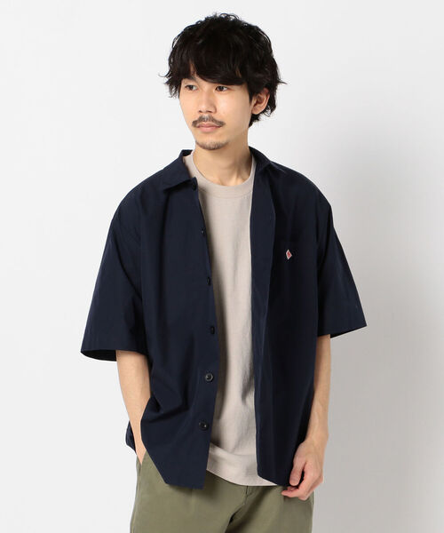 【美品/お急ぎ対応◎】DANTON/ダントンBIGシルエットシャツ ネイビー STORE EXCLUSIVE】 MEN'S COTTON JERSEY BIG SILHOUETTE T-SHIRT