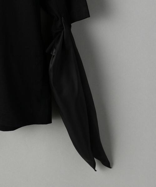 TOGA PULLA（トーガ　プルラ）の「＜TOGA PULLA＞シルケットジャージーロングスリーブカットソー Ψ（Tシャツ/カットソー・レディース・ホワイト/ブラック・36）」の5枚目の写真