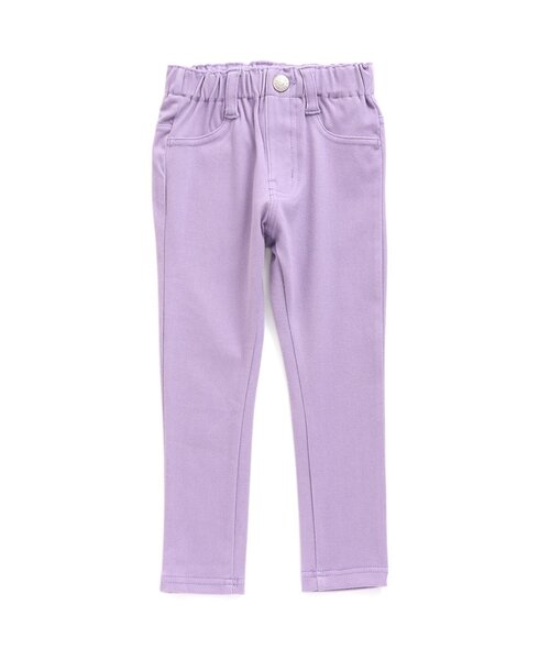 BREEZE（ブリーズ）の「デニムニットレギンス 10分丈（レギンス/スパッツ・キッズ・ブルー/ネイビー/アイボリー/ラベンダー・100/80/120/130/110/90）」の20枚目の写真