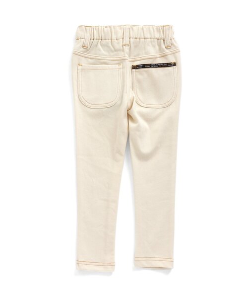 BREEZE（ブリーズ）の「デニムニットレギンス 10分丈（レギンス/スパッツ・キッズ・ブルー/ネイビー/アイボリー/ラベンダー・100/80/120/130/110/90）」の6枚目の写真