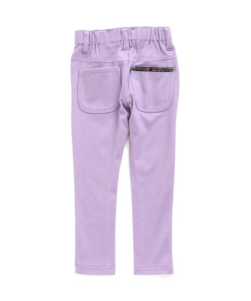 BREEZE（ブリーズ）の「デニムニットレギンス 10分丈（レギンス/スパッツ・キッズ・ブルー/ネイビー/アイボリー/ラベンダー・100/80/120/130/110/90）」の22枚目の写真