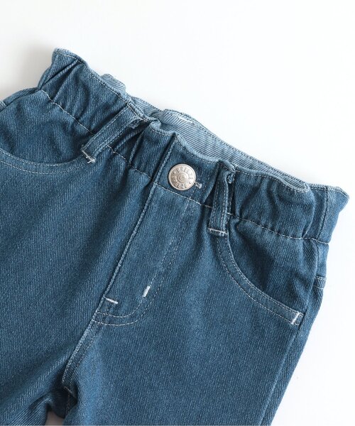 BREEZE（ブリーズ）の「デニムニットレギンス 10分丈（レギンス/スパッツ・キッズ・ブルー/ネイビー/アイボリー/ラベンダー・100/80/120/130/110/90）」の13枚目の写真