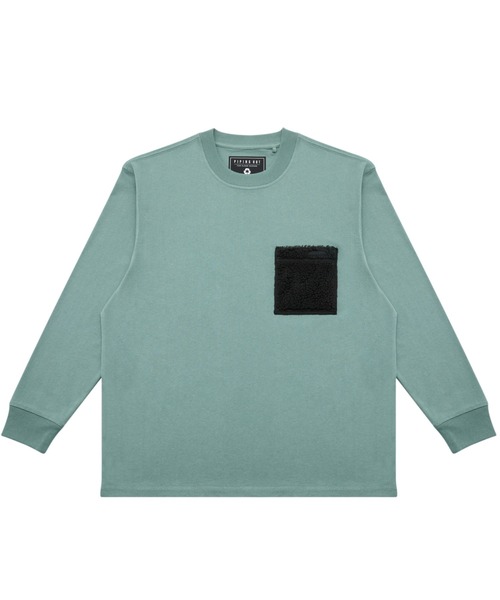 PIPING HOT FUTURE（パイピングホットフューチャー）の「BOXY FLEECE PKT LS TEE（Tシャツ/カットソー・メンズ・モスグリーン・S/M/L/XL）」の11枚目の写真