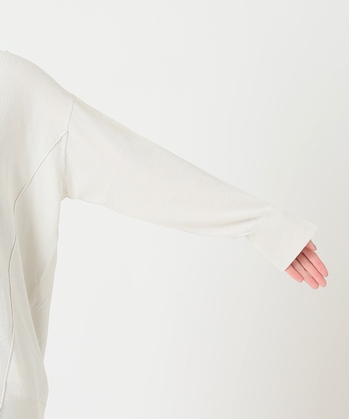 SLOBE IENA ベロアトリコット プルオーバー SLOBE IENA（スローブイエナ）の「ハイツイストコットンクルー