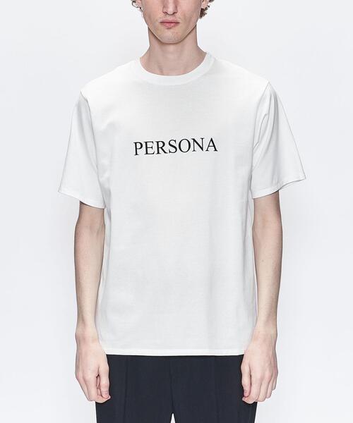 DRESSEDUNDRESSED（ドレスドアンドレスド）の「＜DRESSEDUNDRESSED＞ PERSONA TEE/Tシャツ（Tシャツ/カットソー・メンズ・ホワイト/ブラック・2/4）」の2枚目の写真