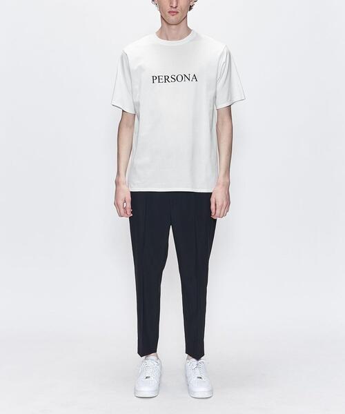 DRESSEDUNDRESSED（ドレスドアンドレスド）の「＜DRESSEDUNDRESSED＞ PERSONA TEE/Tシャツ（Tシャツ/カットソー・メンズ・ホワイト/ブラック・2/4）」の8枚目の写真