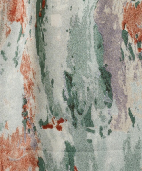 Ambre Neige（アンブルネージュ）の「ペイントルーズシャツ／【WEB/EC限定商品】（シャツ/ブラウス・レディース・パープル/グリーン・FREE）」の13枚目の写真