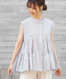 フレンチボリュームティアードブラウス
