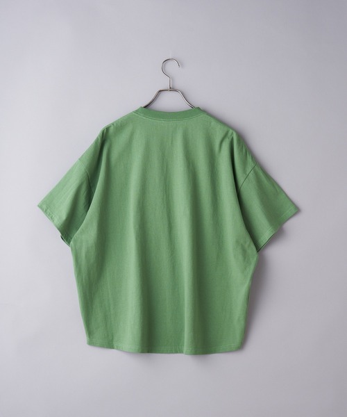 CIAOPANIC（チャオパニック）の「【SCREEN STARS/スクリーンスターズ】ボックスビッグTシャツ/ビッグシルエット（Tシャツ/カットソー・レディース・ブラウン/オフホワイト/ピンク/グリーン・FREE）」の8枚目の写真