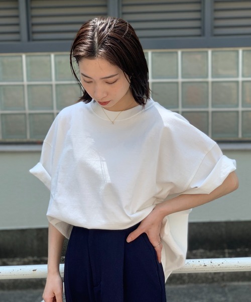 CIAOPANIC（チャオパニック）の「【SCREEN STARS/スクリーンスターズ】ボックスビッグTシャツ/ビッグシルエット（Tシャツ/カットソー・レディース・ブラウン/オフホワイト/ピンク/グリーン・FREE）」の10枚目の写真