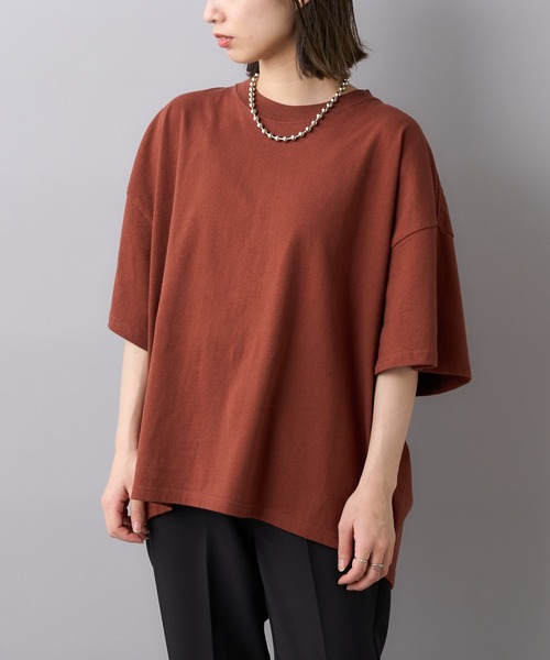 CIAOPANIC（チャオパニック）の「【SCREEN STARS/スクリーンスターズ】ボックスビッグTシャツ/ビッグシルエット（Tシャツ/カットソー・レディース・ブラウン/オフホワイト/ピンク/グリーン・FREE）」の20枚目の写真