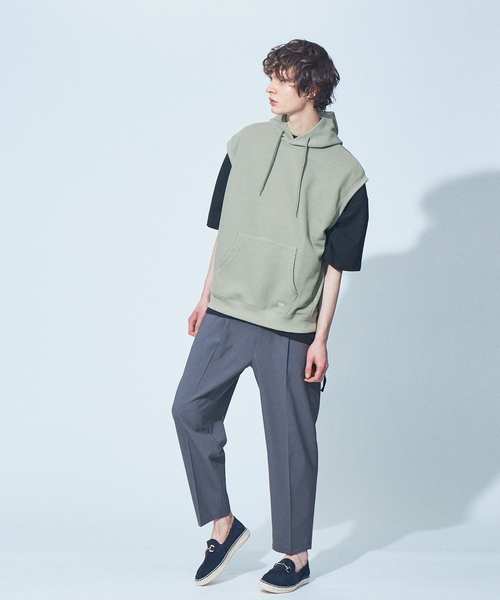 MYSELF ABAHOUSE（マイセルフアバハウス）の「【MYSELF ABAHOUSE】POLYTOROTEX ワンタック イージーパンツ（その他パンツ・メンズ・ブラック/ベージュ/グレー/ライトブラウン・46/48）」の14枚目の写真