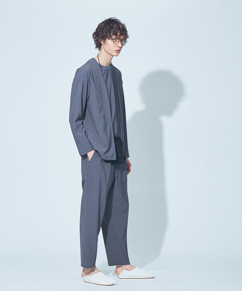 MYSELF ABAHOUSE（マイセルフアバハウス）の「【MYSELF ABAHOUSE】POLYTOROTEX ワンタック イージーパンツ（その他パンツ・メンズ・ブラック/ベージュ/グレー/ライトブラウン・46/48）」の15枚目の写真