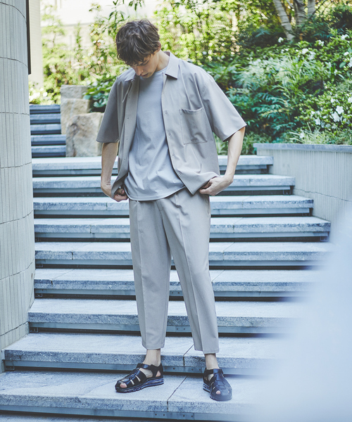 MYSELF ABAHOUSE（マイセルフアバハウス）の「【MYSELF ABAHOUSE】POLYTOROTEX ワンタック イージーパンツ（その他パンツ・メンズ・ブラック/ベージュ/グレー/ライトブラウン・46/48）」の17枚目の写真