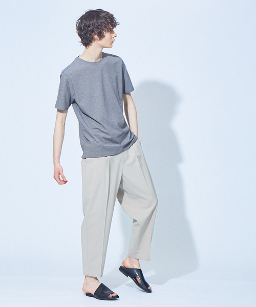 MYSELF ABAHOUSE（マイセルフアバハウス）の「【MYSELF ABAHOUSE】POLYTOROTEX ワンタック イージーパンツ（その他パンツ・メンズ・ブラック/ベージュ/グレー/ライトブラウン・46/48）」の18枚目の写真