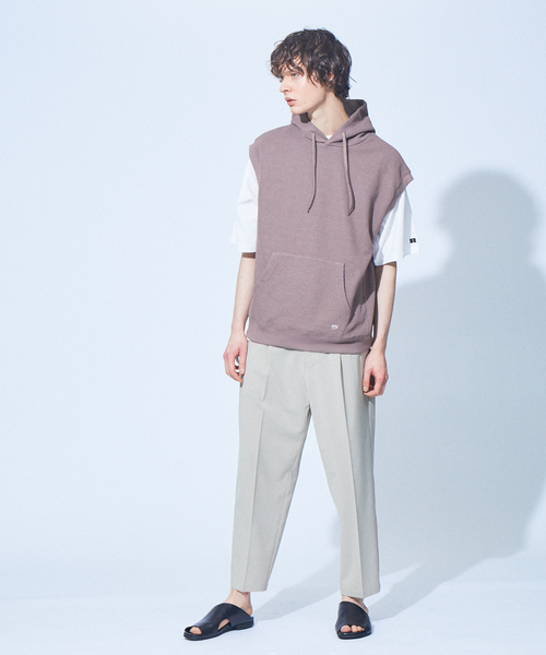 MYSELF ABAHOUSE（マイセルフアバハウス）の「【MYSELF ABAHOUSE】POLYTOROTEX ワンタック イージーパンツ（その他パンツ・メンズ・ブラック/ベージュ/グレー/ライトブラウン・46/48）」の20枚目の写真