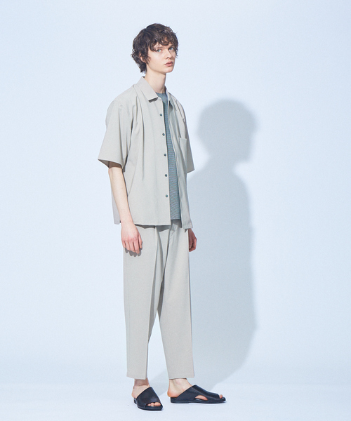 MYSELF ABAHOUSE（マイセルフアバハウス）の「【MYSELF ABAHOUSE】POLYTOROTEX ワンタック イージーパンツ（その他パンツ・メンズ・ブラック/ベージュ/グレー/ライトブラウン・46/48）」の22枚目の写真