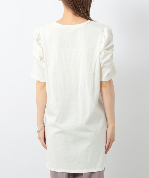 Heather（ヘザー）の「シシュウビスチェ&カットソーＳＥＴ 949614（Tシャツ/カットソー・レディース・ホワイト系/ブラウン系・FREE）」の7枚目の写真