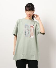 Right-on | アートプリントTシャツ(アルフォンス・ミュシャ)(Tシャツ/カットソー)