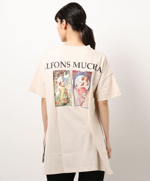 Right-on（ライトオン）の「アートプリントTシャツ(アルフォンス