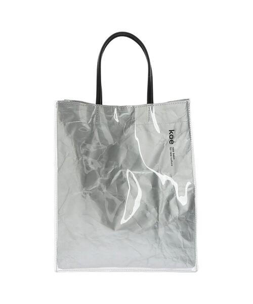 koe(コエ)の「koeトートM*(トートバッグ・レディース・ホワイト/ベージュ/シルバー・FREE)」の7枚目の写真