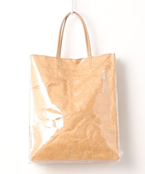 koe(コエ)の「koeトートM*(トートバッグ・レディース・ホワイト/ベージュ/シルバー・FREE)」の16枚目の写真