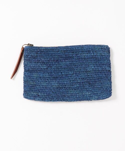 BEARDSLEY（ビアズリー）の「《Sans Arcidet》ラフィアポーチ（ポーチ・レディース・ピンク/ネイビー/ベージュ・FREE）」の17枚目の写真