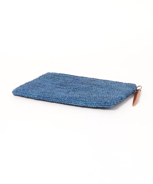 BEARDSLEY（ビアズリー）の「《Sans Arcidet》ラフィアポーチ（ポーチ・レディース・ピンク/ネイビー/ベージュ・FREE）」の18枚目の写真