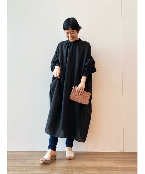 BEARDSLEY（ビアズリー）の「《Sans Arcidet》ラフィアポーチ（ポーチ・レディース・ピンク/ネイビー/ベージュ・FREE）」の6枚目の写真