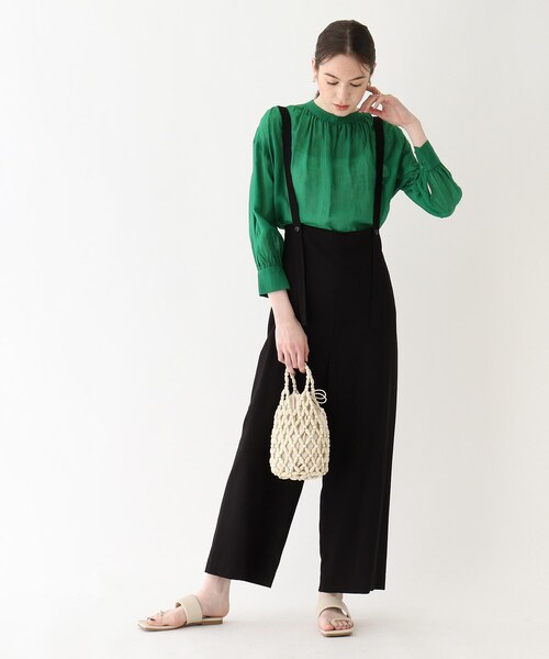 AG by aquagirl(エージーバイアクアガール)の「◆シアーハイネックブラウス(シャツ/ブラウス・レディース・オフホワイト/グリーン/ガンメタ・38/36)」の16枚目の写真