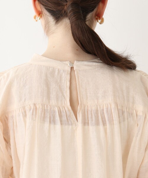 AG by aquagirl(エージーバイアクアガール)の「◆シアーハイネックブラウス(シャツ/ブラウス・レディース・オフホワイト/グリーン/ガンメタ・38/36)」の7枚目の写真