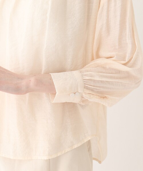 AG by aquagirl(エージーバイアクアガール)の「◆シアーハイネックブラウス(シャツ/ブラウス・レディース・オフホワイト/グリーン/ガンメタ・38/36)」の13枚目の写真