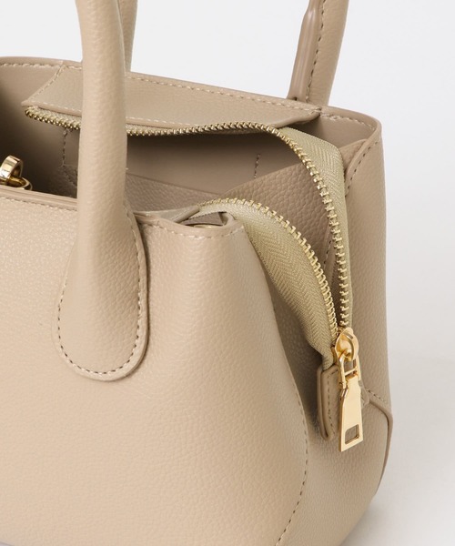 RODE SKO(ロデスコ)の「JASMIN マイクロフェイクレザーバッグ(ハンドバッグ・レディース・ライトブルー/ベージュ/オレンジ・ONE)」の20枚目の写真