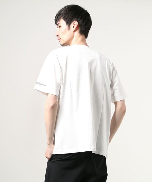 Manhattan Portage（マンハッタンポーテージ）の「【 Manhattan Portage / マンハッタンポーテージ 】 # スクエアロゴ 半袖ポケットTシャツ NSB MP 20AWMPM373（Tシャツ/カットソー・メンズ・ネイビー/ホワイト/ブラック/ライトグリーン・M/L/XL）」の6枚目の写真