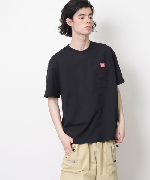 Manhattan Portage（マンハッタンポーテージ）の「【 Manhattan Portage / マンハッタンポーテージ 】 # スクエアロゴ 半袖ポケットTシャツ NSB MP 20AWMPM373（Tシャツ/カットソー・メンズ・ネイビー/ホワイト/ブラック/ライトグリーン・M/L/XL）」の13枚目の写真