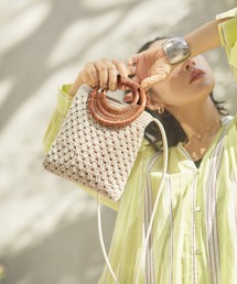 Lilas Campbell | Lilas Campbell× nano・universe by Nagisa Nagaya/編みミニショルダーバッグ(ショルダーバッグ)