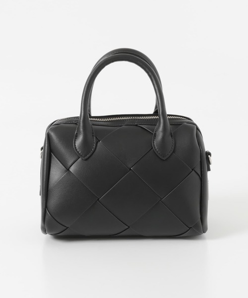 URBAN RESEARCH（アーバンリサーチ）の「メッシュボストンバッグ（ボストンバッグ・レディース・ブラック/ベージュ・-）」の6枚目の写真