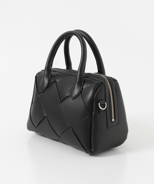 URBAN RESEARCH（アーバンリサーチ）の「メッシュボストンバッグ（ボストンバッグ・レディース・ブラック/ベージュ・-）」の7枚目の写真